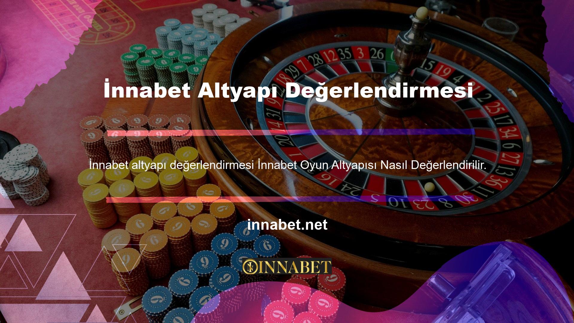 İnnabet bahis ve casino çalışması İnnabet oyun altyapısının nasıl değerlendirileceğini araştırın